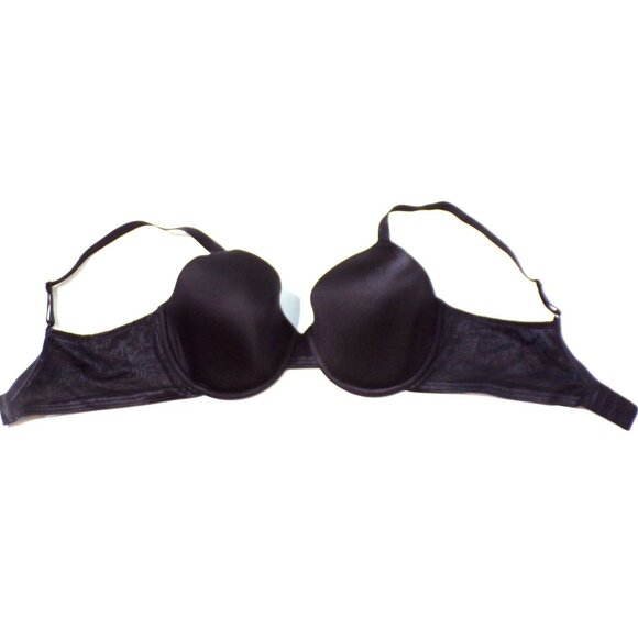 🆕WACOAL Net Effect T-Shirt Seamless Underwire Bra 36G Black #853340 - Picture 7 of 11